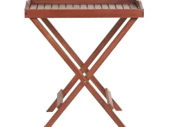 Udendørs sidebord TOSCANA Akacietræ Mørkebrun