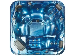 Udendørs spabad med LED TULAROSA Blå