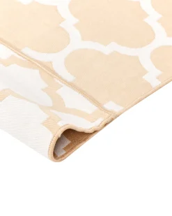 Udendørstæppe AKSU Beige 140 x 200 cm Kan vendes