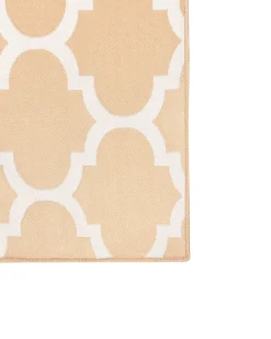 Udendørstæppe AKSU Beige 140 x 200 cm Kan vendes