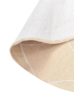 Udendørstæppe GWALIOR Beige ø 120 cm