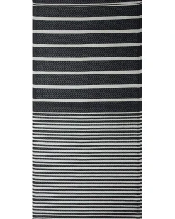 Udendørstæppe HALDIA Sort 90 x 180 cm