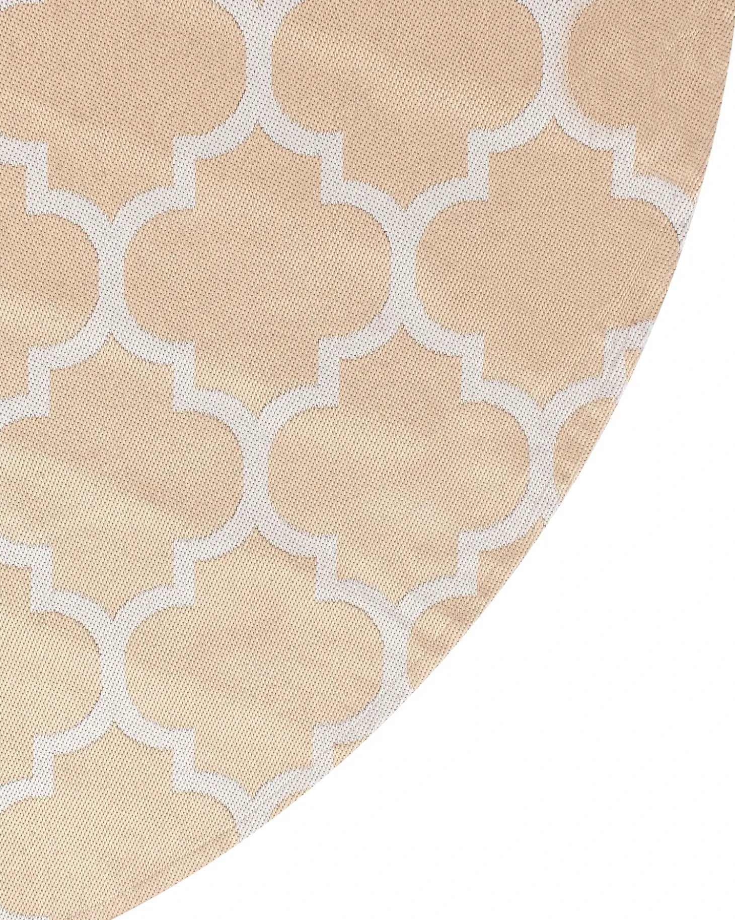 Udendørstæppe MOSORE Beige ø 120 cm