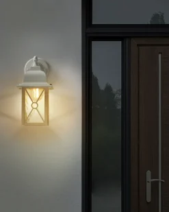Udendørs væglampe FINDON Hvid