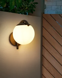 Udendørs væglampe KULSI Sort