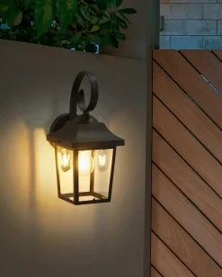 Udendørs væglampe TANGON Sort