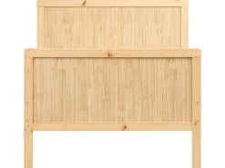 Udtrækkelig børneseng Fyretræ MONTIGNY 90 x 200 cm Lysebrun