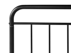 Udtrækkelig børneseng Metal ANAIS 90 x 200 cm Sort