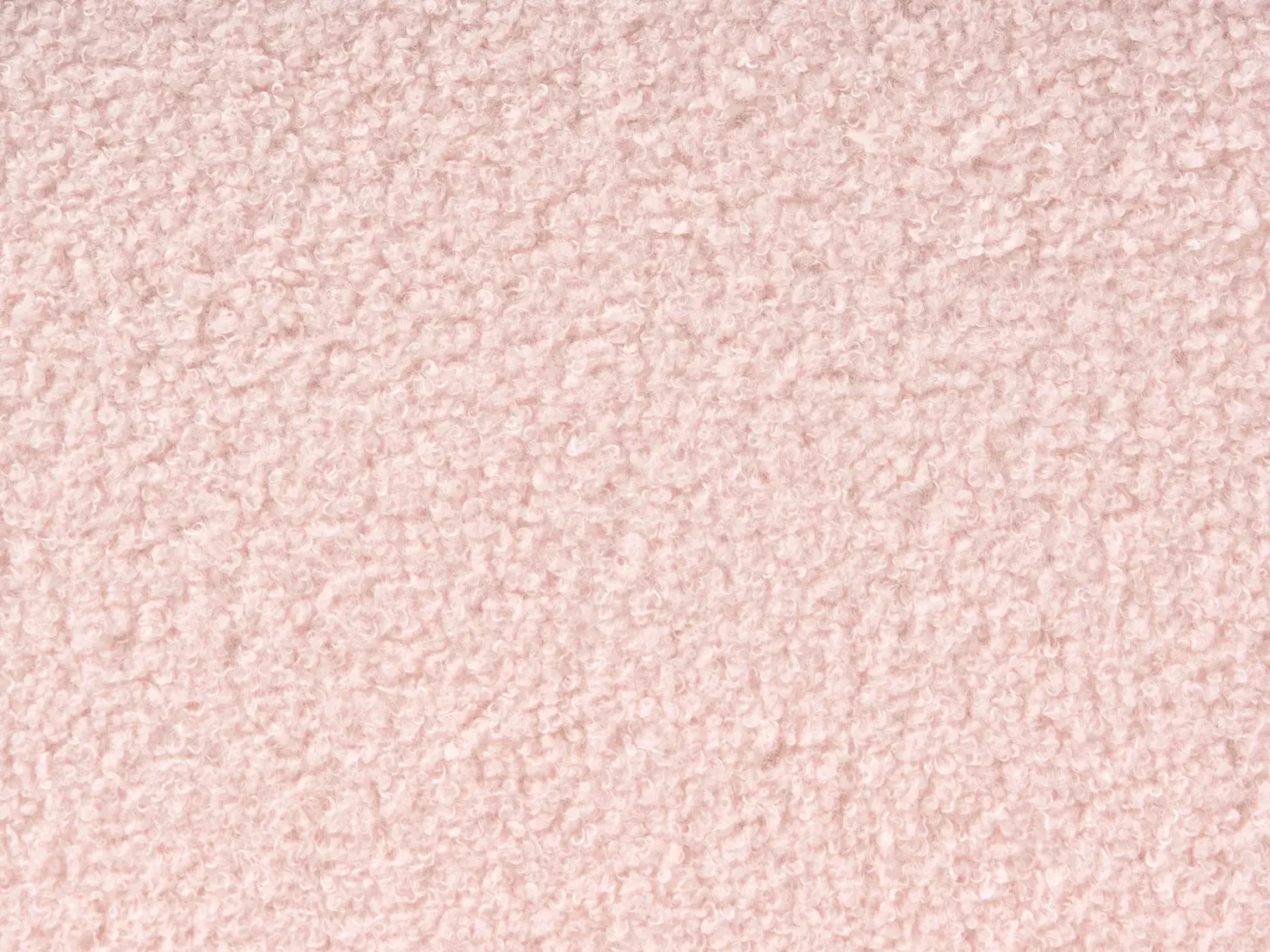 Udtræksseng Boucle GASSIN 90 x 200 cm Pastellrosa