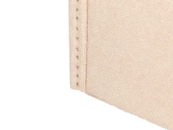 Udtræksseng Boucle TROYES 90 x 200 cm Ferskenagtig lyserød