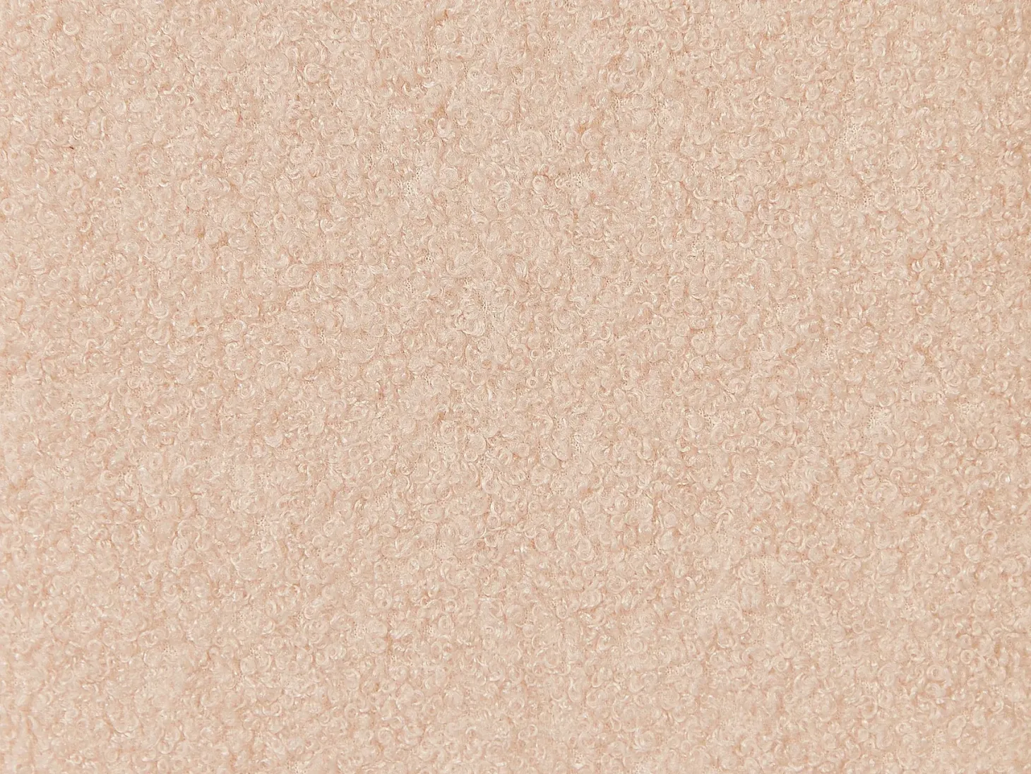Udtræksseng Boucle TROYES 90 x 200 cm Ferskenagtig lyserød
