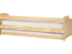 Udtræksseng Fyretræ LUNERAY 90 x 200 cm Lysebrun