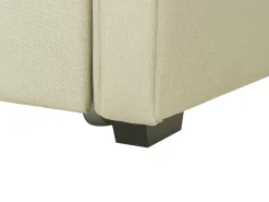Udtræksseng LIBOURNE 80 x 200 cm Beige