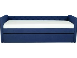 Udtræksseng LIBOURNE 80 x 200 cm Navy Blå