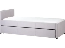 Udtræksseng MARMANDE 90 x 200 cm Lysegrå