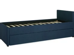Udtræksseng MARMANDE 80 x 200 cm Navy Blå
