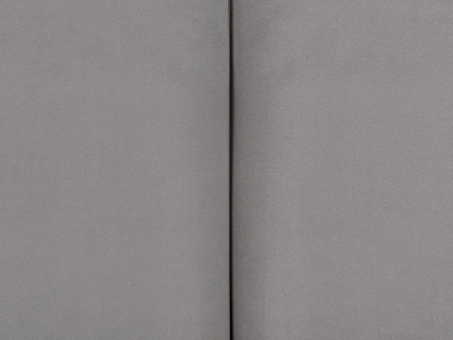 Udtræksseng Velour EYBURIE 90 x 200 cm Grå