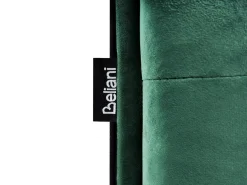 Udtræksseng Velour GASSIN 90 x 200 cm Smaragdgrøn