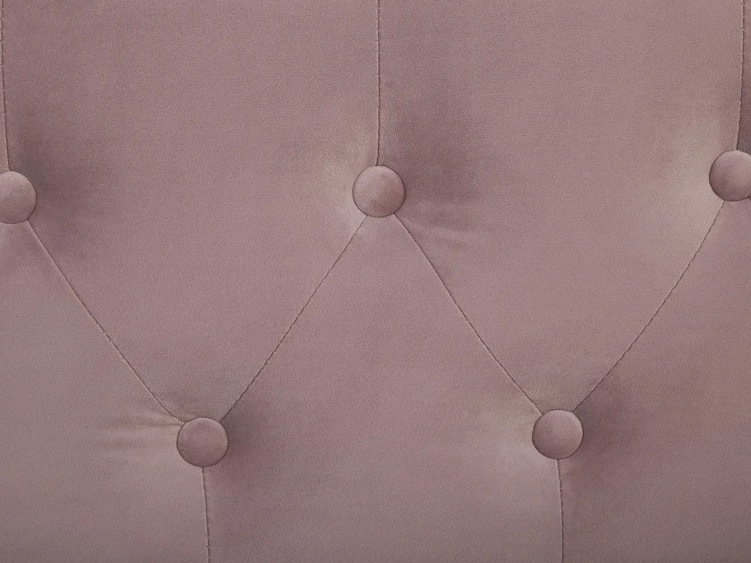 Udtræksseng Velour GASSIN 90 x 200 cm Lyserød