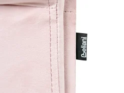 Udtræksseng Velour LIBOURNE 90 x 200 cm Pastellrosa