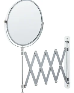 Udvideligt makeup-spejl til væggen YVELINES 57 cm 36 cm Metal Sølv