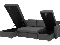 U-formet sovesofa 5 personers KARRABO Mørkegrå med opbevaring