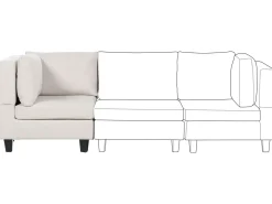 UNSTAD Hjørnemodul Lys Beige