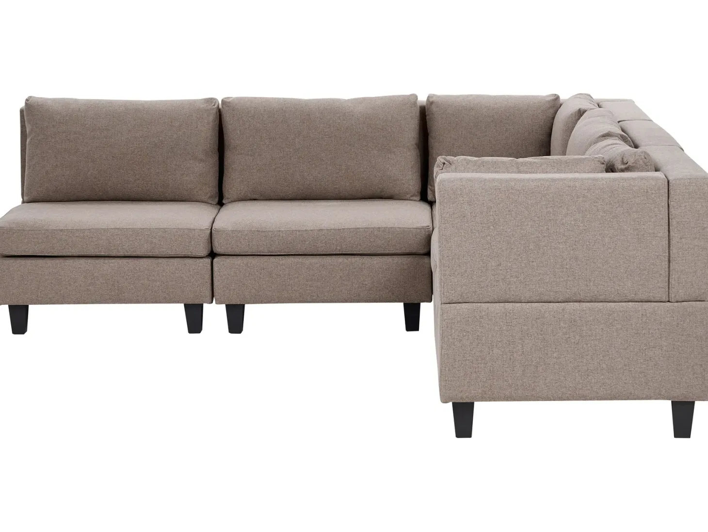 UNSTAD 5 personers Hjørnesofa modul Venstrevendt Brun