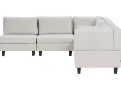 UNSTAD 5 personers Hjørnesofa modul Venstrevendt Lys Beige