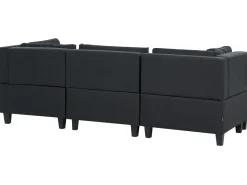UNSTAD 3 personers Modulsofa Sort
