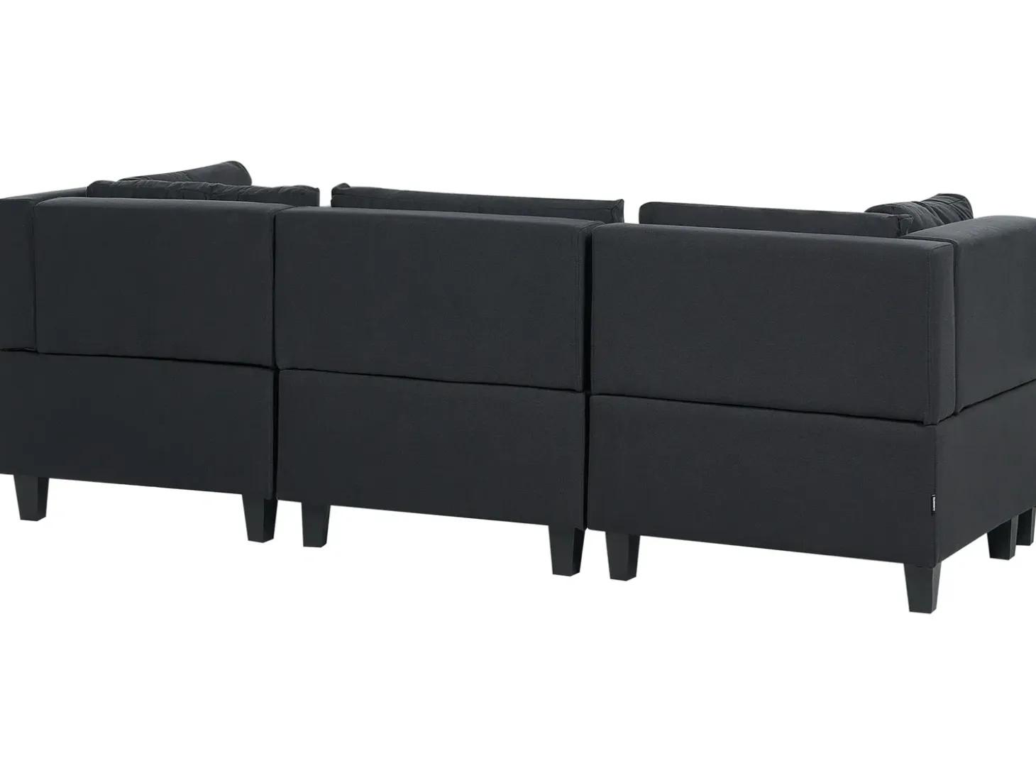 UNSTAD 3 personers Modulsofa Sort