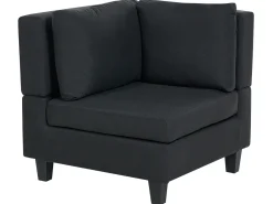 UNSTAD 5 personers U-formet modulsofa Sort