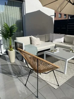 Urtepotte ABDERA 39 cm Lys Beige