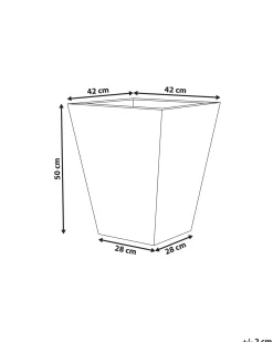 Urtepotte BAIHE 42 cm Lys Beige