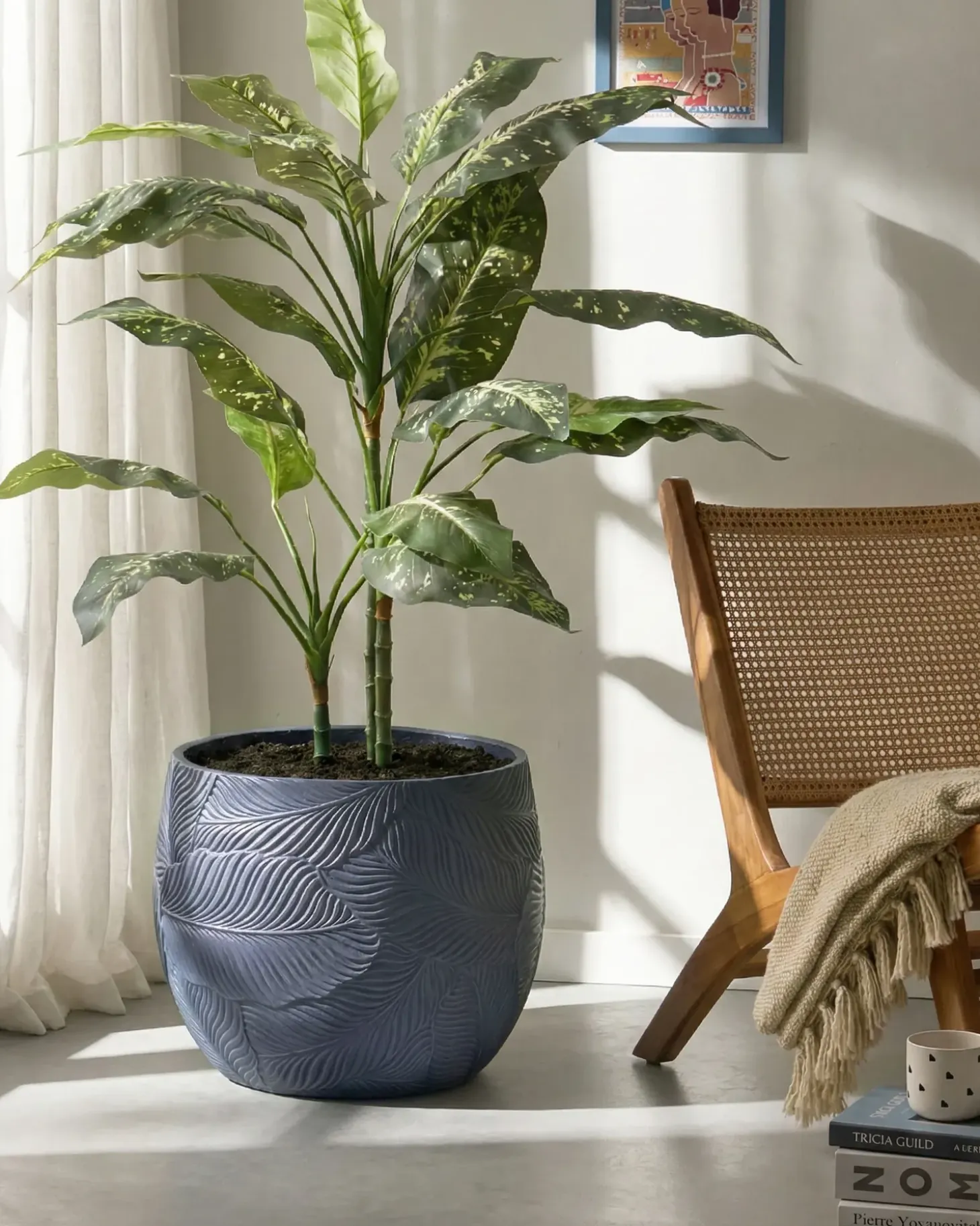 Urtepotte BAIYUN 47 cm Grå