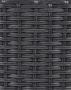 Urtepotte BELLIS 82 cm Sort PE-rattan