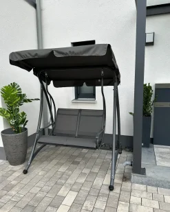 Urtepotte CAMIA 43 cm Grå
