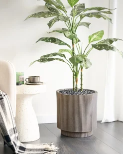 Urtepotte DARIA 37 cm Brungrå