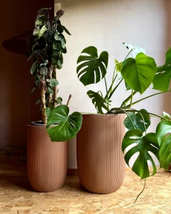 Urtepotte EANTIO 30 cm Brun