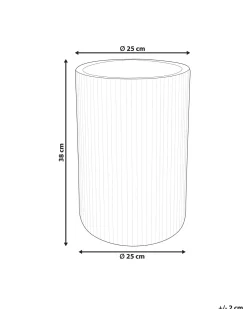 Urtepotte EANTIO 25 cm Sort