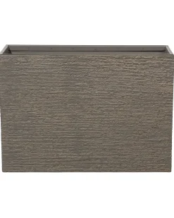 Urtepotte EDESSA 80 cm Mørkebrun