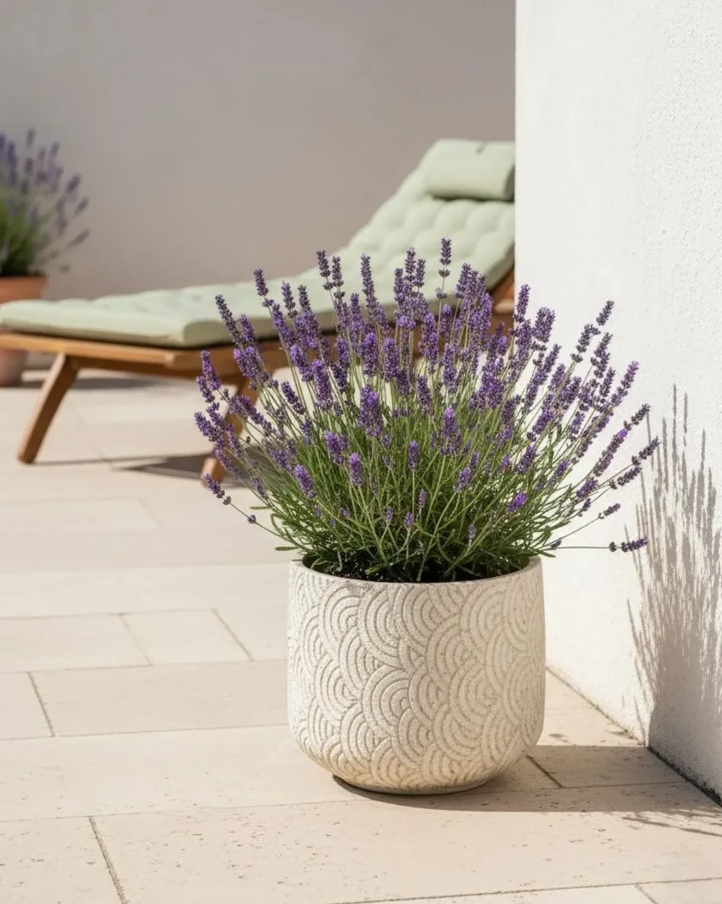 Urtepotte ERIROS 31 cm Lys Beige
