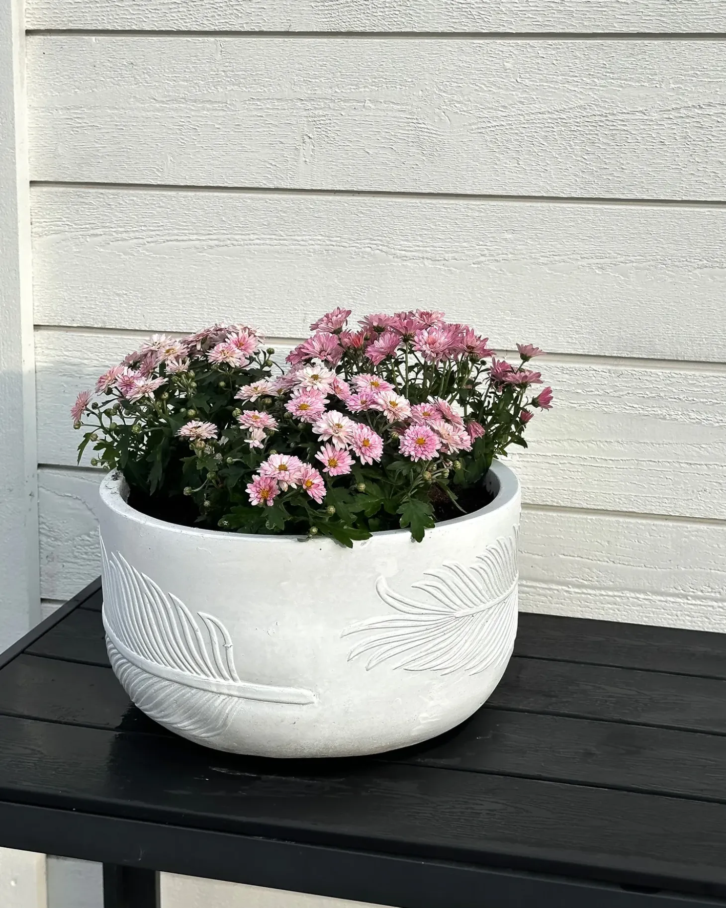 Urtepotte FTERO 35 cm Cremehvid