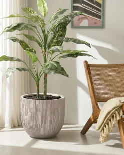Urtepotte HANYUE 42 cm Lys Beige