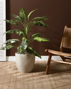 Urtepotte KANNIA 36 cm Cremehvid