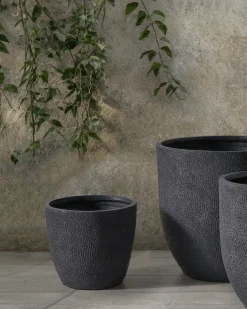Urtepotte KANNIA 36 cm Grafit