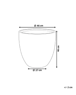 Urtepotte KANNIA 46 cm Hvid