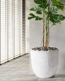 Urtepotte KANNIA 55 cm Hvid