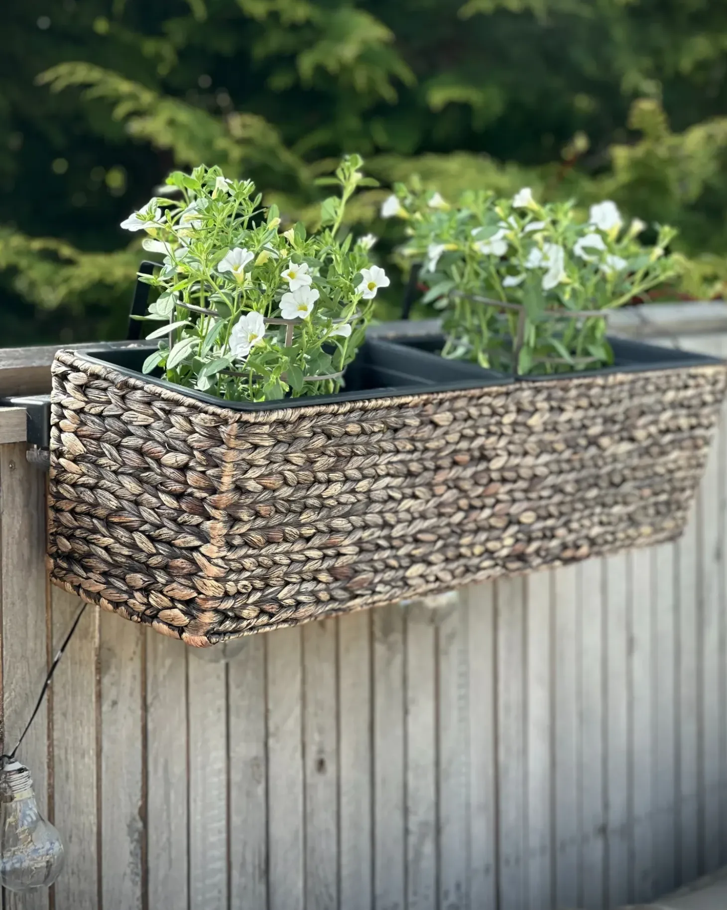 Urtepotte KAWALA 80 cm Brun