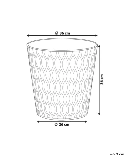 Urtepotte LAVRIO 36 cm Mørkegrå